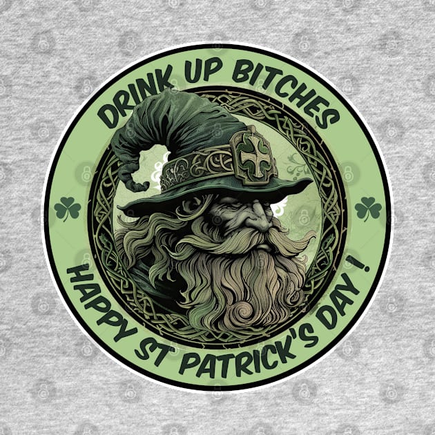 Funny Happy St Patrick's Day Drinking by NineBlack